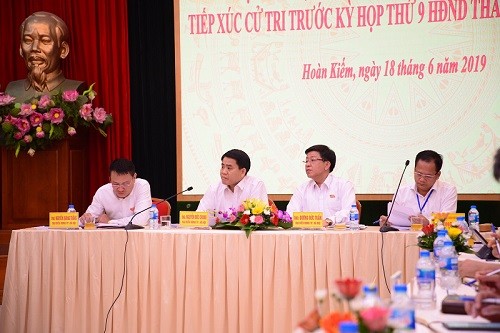 Thay đổi đại biểu HĐND TP tiếp công dân của đơn vị bầu cử quận Hoàn Kiếm 